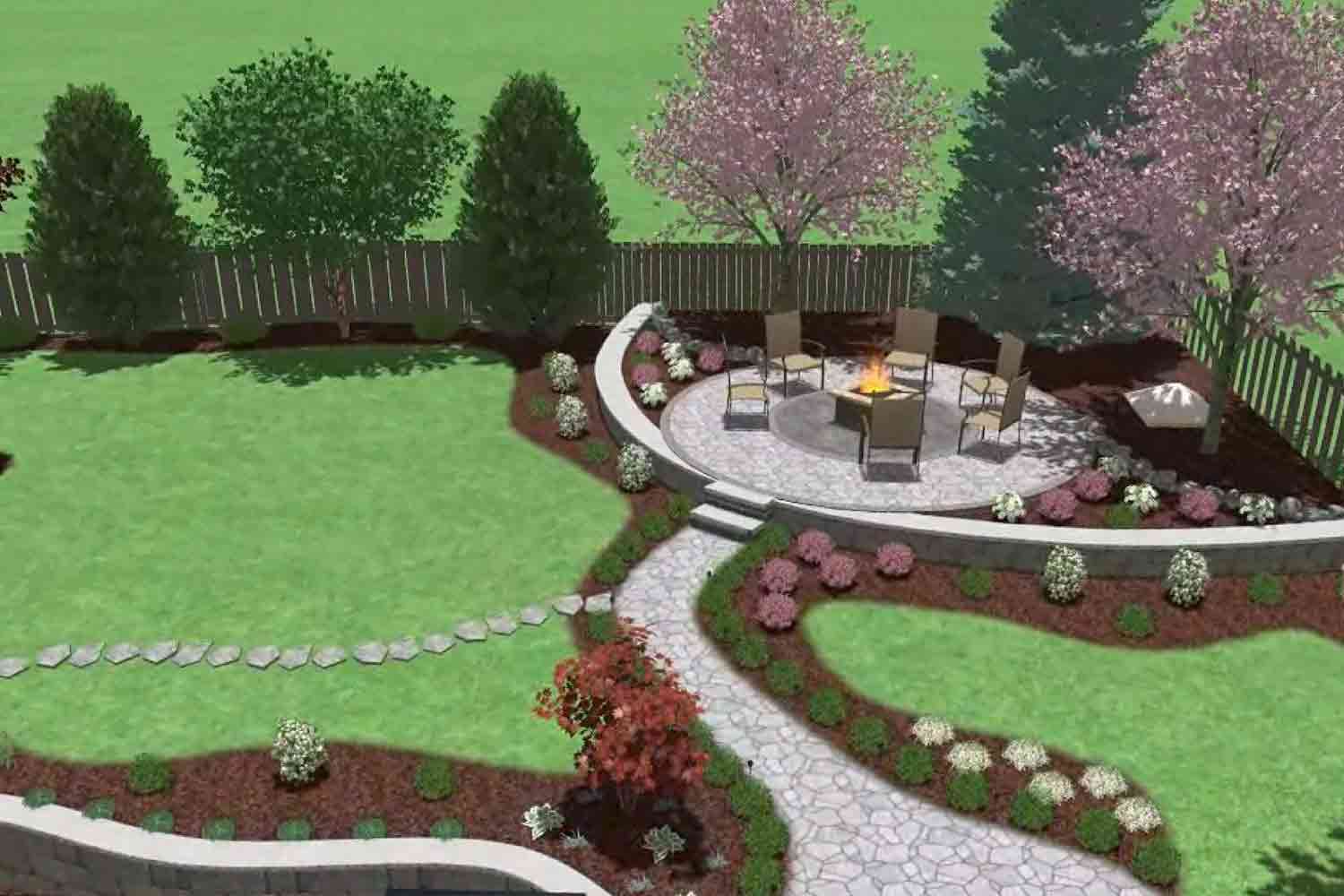 Landscape Design in Niles project 1