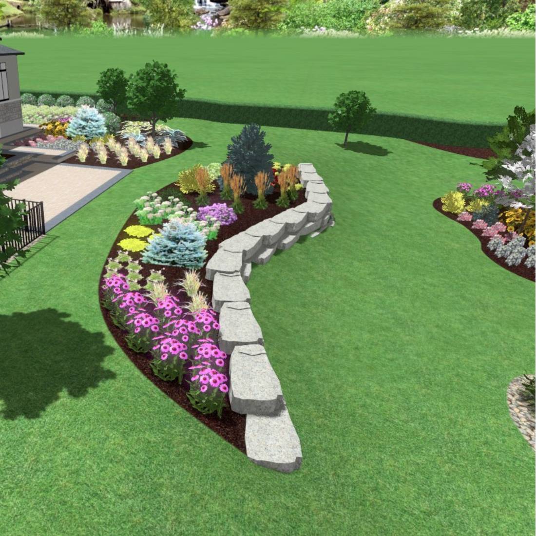 Landscape Design in Niles project 2