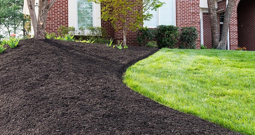 Mulch Installation in Elkhart project 2