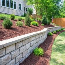 Retaining Wall Installation in Granger project 5